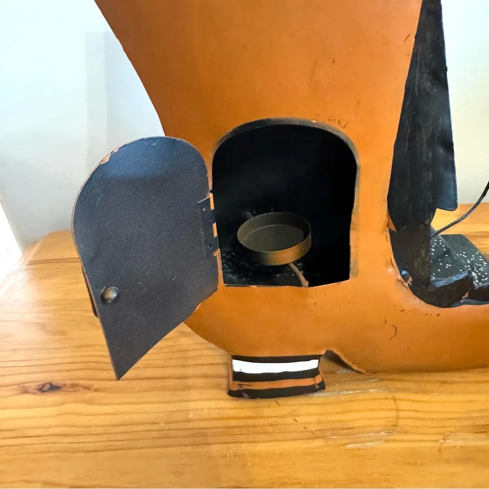 Metal Halloween Witch Boot Metal House Decor Candle Holder Illuminating Holiday